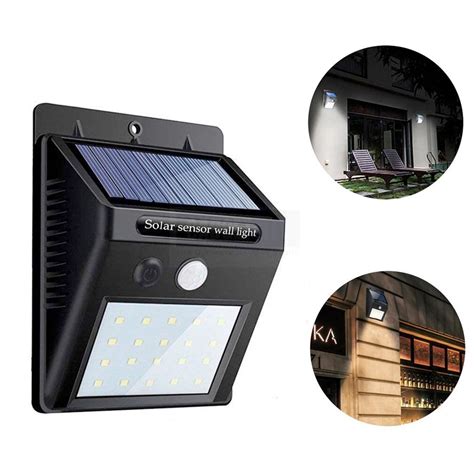 solar sensor wall light.